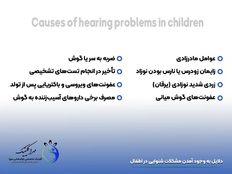 مشکلات شنوایی در اطفال