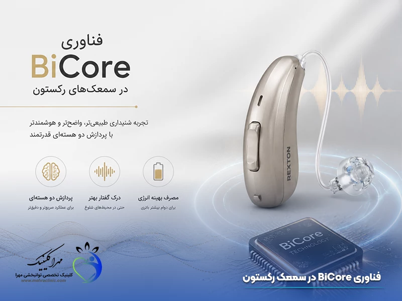 فناوری BiCore در سمعک رکستون