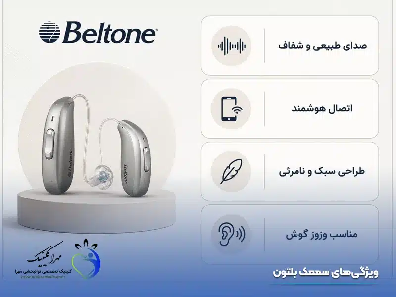 ویژگی‌ های سمعک بلتون