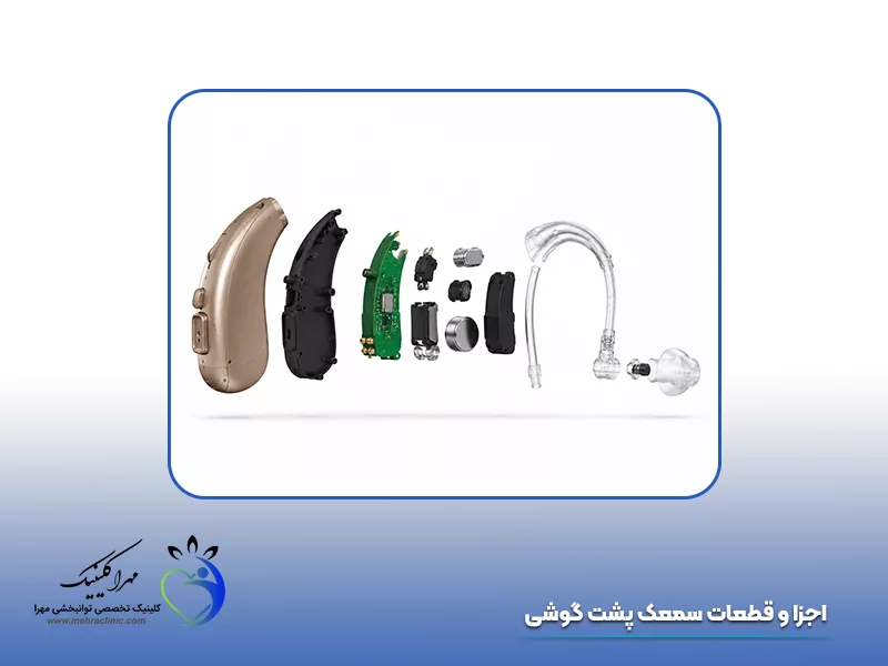اجزا و قطعات سمعک پشت گوشی 