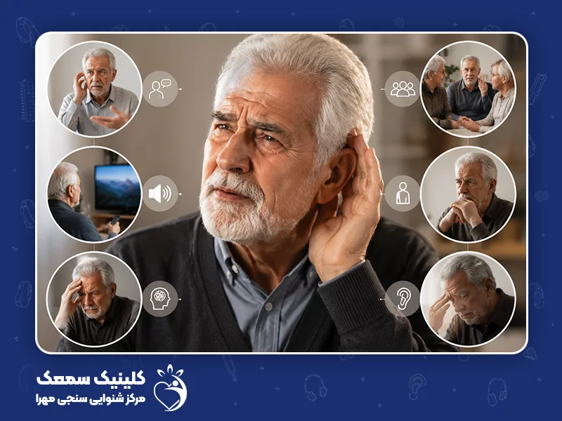 علائم کم‌ شنوایی و پیرگوشی در سالمندان و زمان نیاز به سمعک
