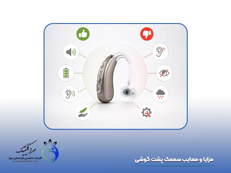 مزایا و معایب سمعک پشت گوشی 